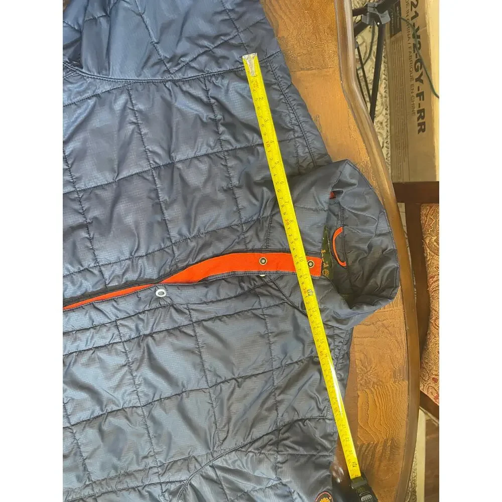 Timberland Weathergear Men's Puffer Jacket XL Navy Blue Red Item